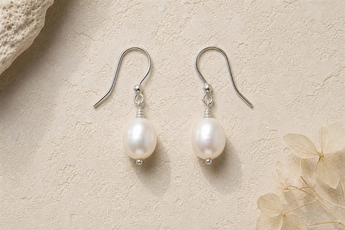 Boucles d'Oreilles Perles N°16