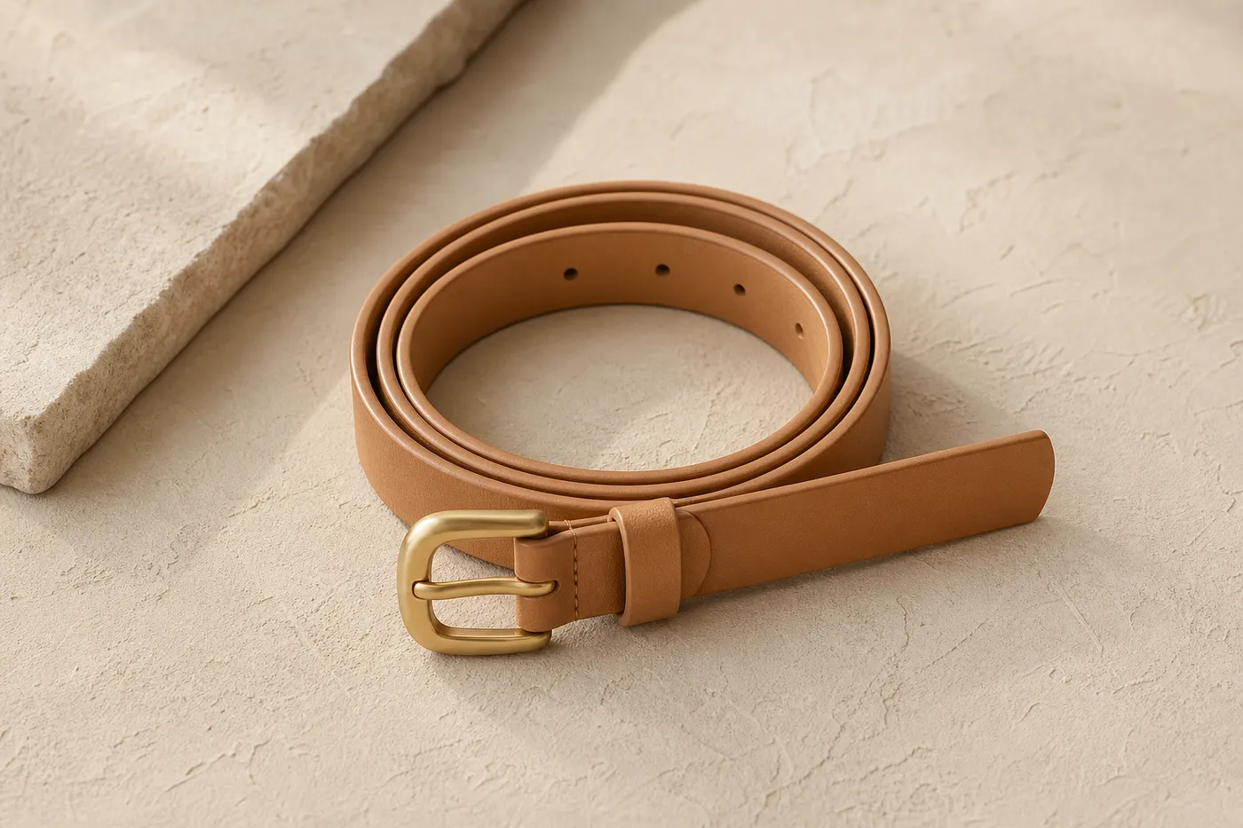 Ceinture Cuir Vegan Fine — Serie 23