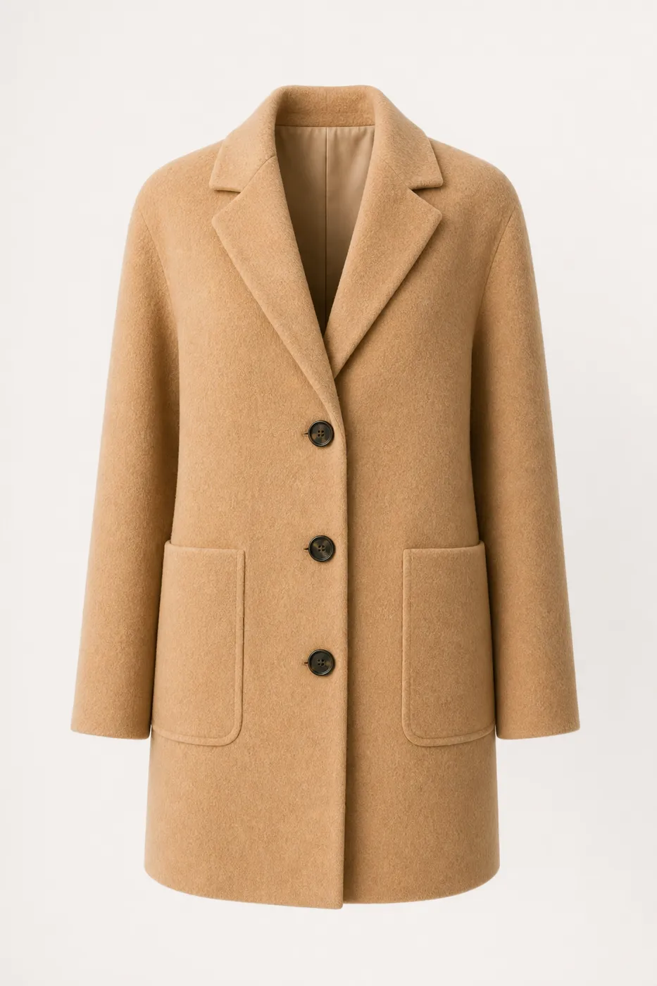 Collection Manteau Court en Laine et Cachemire